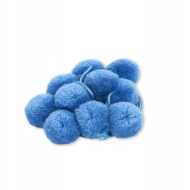 pompony-dekoracyjne-sznurek-niebieski-20mm-10szt-1239
