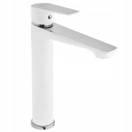 bateria-umywalkowa-wysoka-dokos-biala-chrom