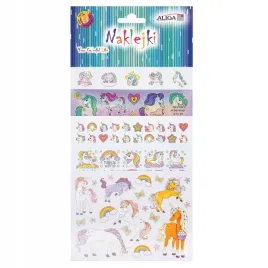 naklejki-dzieciece-papierowe-jednorozce-koniki-unicorn-konie-5-arkuszy