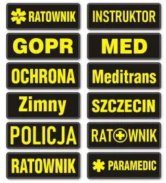 emblemat-dowolny-nadruk-yellow-fluo-czarne-tlo-na-combat-na-rzepie-11-x-4-c