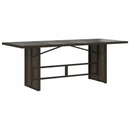 stol-ogrodowy-ze-szklanym-blatem-brazowy-190x80x74-cm