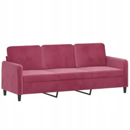 sofa-3-osobowa-winna-czerwien-180-cm-obita-aksamitem