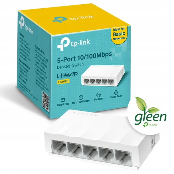 tp-link-przelacznik-typu-deskto-ls1005-switch-5x10-100-stan-nowy-certyfikat-ce