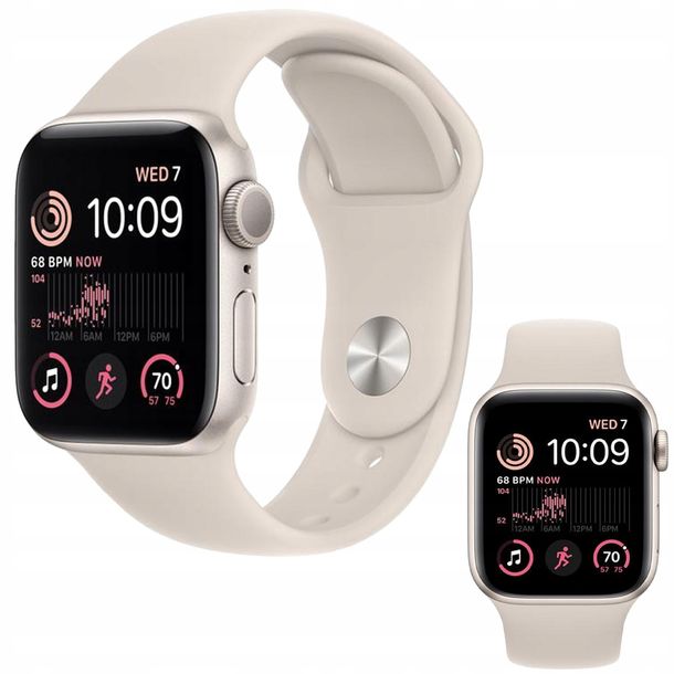 ﻿SMARTWATCH Apple Watch SE 40mm beżowy Starlight