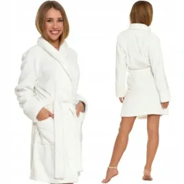 moraj-puchaty-krotki-szlafrok-damski-wiazany-w-talii-6000-001-ecru-l