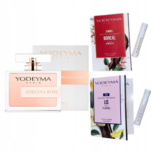 Zdjęcia - Perfuma damska Rose ﻿Yodeyma Adriana  Woda Perfumowana Dla Kobiet 100ml + 2 Próbki 