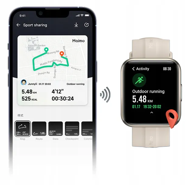 smartwatch-maimo-watch-flow-bezowy-ekran-dotykowy-tak