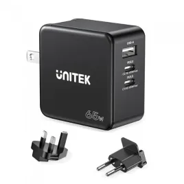 unitek-ladowarka-gan-pd-65w-2x-usb-c-usb-a