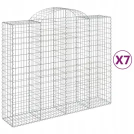 kosze-gabionowe-7-szt-200x50x160-180-cm-galwanizowane-zelazo