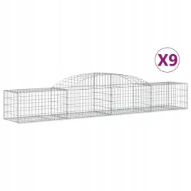 kosze-gabionowe-9-szt-300x50x40-60-cm-galwanizowane-zelazo