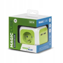 listwa-zasilajaca-greenblue-magiccube-gb118-4-gniazd-14-m-zielony