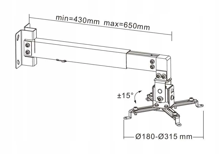 uchwyt-scienny-sufitowy-do-projektora-cabletech-0148-10-kg
