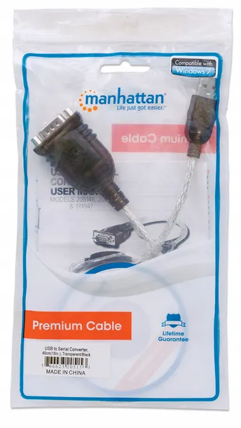 kabel-adapter-manhattan-usb-com-rs232-045m-waga-z-opakowaniem-0-16-kg-dlugosc-kabla-0-45-m