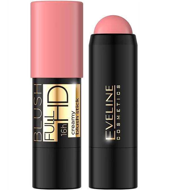 ﻿Eveline FULL HD Blush Kremowy Róż w Sztyfcie Stick Konturowanie Na Mokro 02