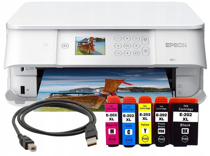 DRUKARKA WIELOFUNKCYJNA Epson XP-6105 3W1 WiFi Duplex Tanie tusze