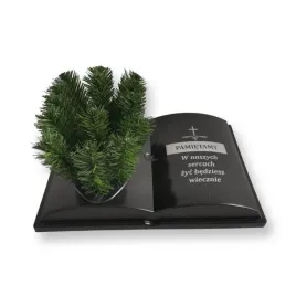 ksiega-na-grob-podklad-do-stroikow-sztucznych-czarna-gladka-z-doniczka