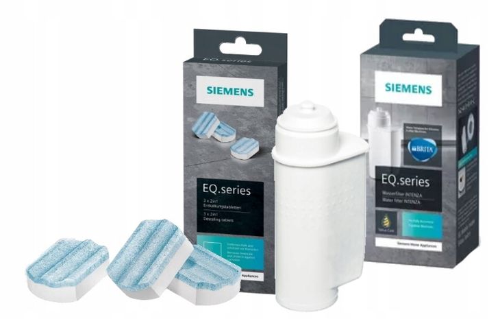 Zdjęcia - Wkład do filtra wody Siemens Tabletki odkamieniające i filtr do ekspresu  TZ80002 TZ70003 2w1 