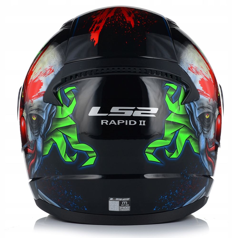 KASK MOTOCYKLOWY LS2 FF353 RAPID II JOKER HAPPY DREAMS +