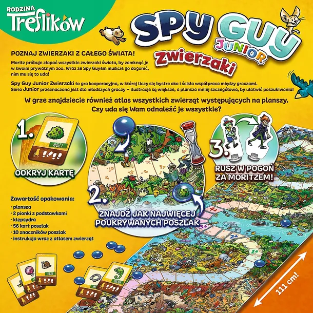 spy-guy-junior-zwierzaki-trefl-stan-opakowania-oryginalne