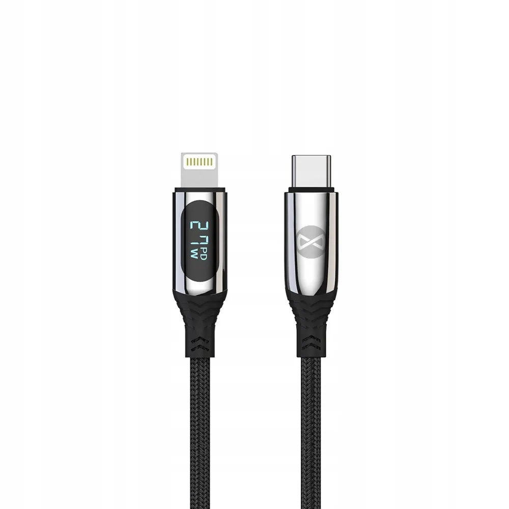 forever-kabel-lcd-usb-c-lightning-10-m-27w-czarny-stan-nowy