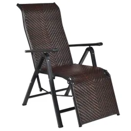 skladany-lezak-ogrodowy-rattanowy-regulacja-oparcia