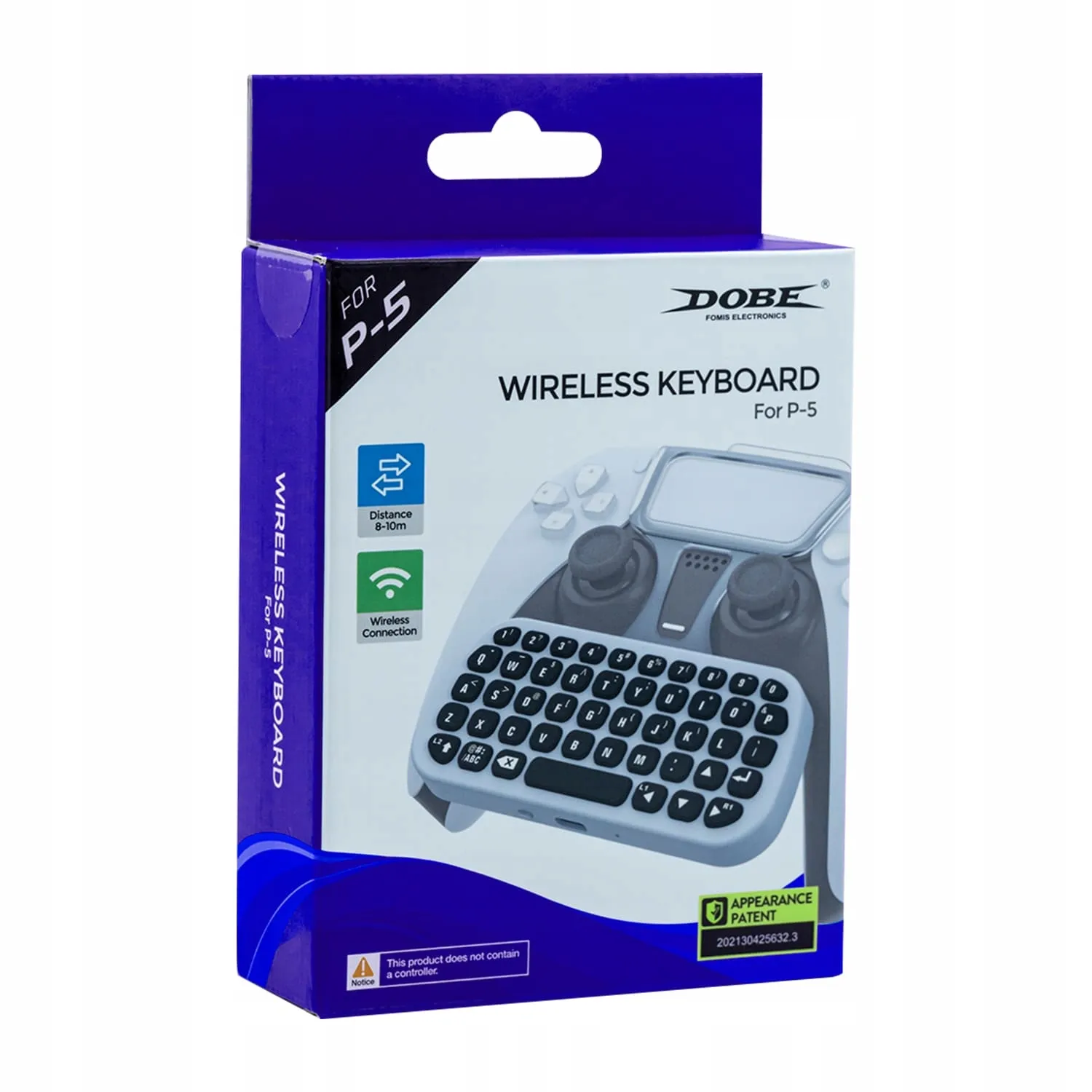 DOBE KLAWIATURA BEZPRZEWODOWA BLUETOOTH PAD PS5 DUALSENSE