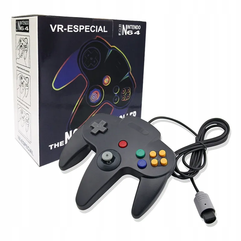 WLG Pad przewodowy kontroler gamepad do konsoli Nintendo 64