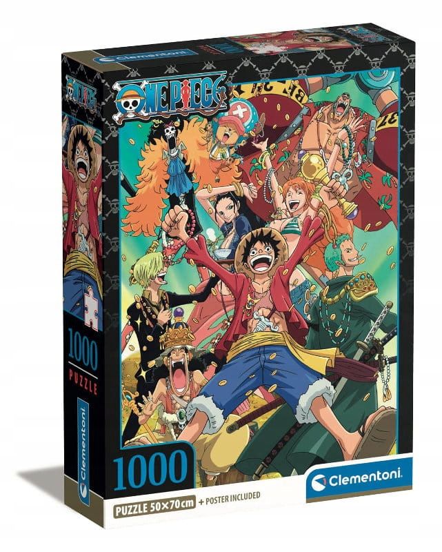 Clementoni Puzzle 1000el Anime One piece 39921 - ERLI.pl