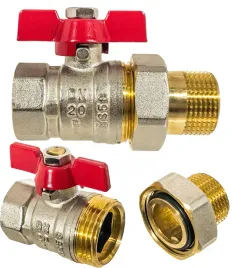 zawor-kulowy-kurek-3-4-dn20-mosiezny-ze-srubunkiem-i-dlawica-motylek-mocny