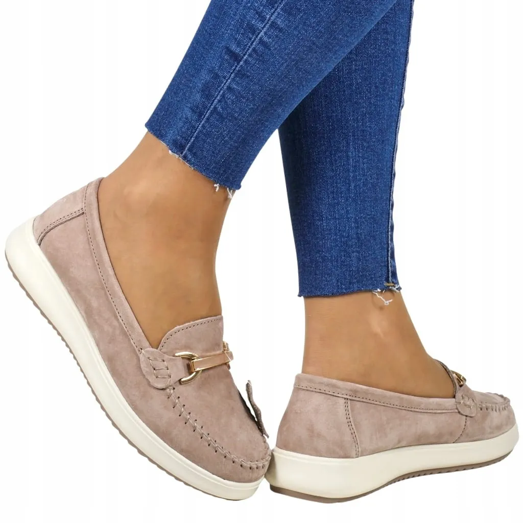 zamszowe-skorzane-buty-wiosenne-damskie-mokasyny-polbuty-wygodne-bezowe-new