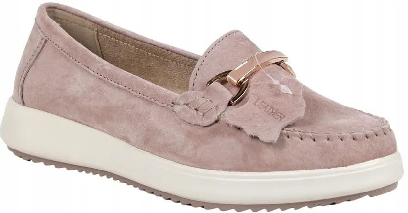 zamszowe-skorzane-buty-wiosenne-damskie-mokasyny-polbuty-wygodne-bezowe-new-stan-nowy