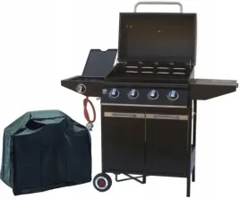 grill-gazowy-wozek-4-1-148-kw-z-rusztem-zeliwnym-pokrowiec