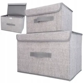 organizer-do-szafy-zestaw-x2-tekstylnych-pudelek-z-pokrywa-na-bielizne-buty