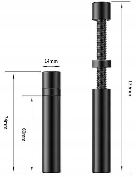 PODPÓRKA DO KARTY GRAFICZNEJ GPU TRZYMAK UCHWYT CZARNA METAL 70