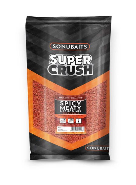 Фото - Приманка / наживка ﻿Sonubaits Zanęta SuperCrush 2kg Spicy Meaty