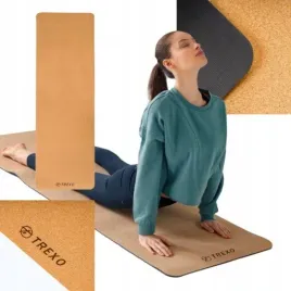 mata-do-cwiczen-jogi-trexo-korkowa-tpe-6-mm-czarna