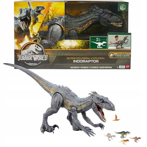 Zdjęcia - Figurka / zabawka transformująca Jurassic World Kolosalny ogromny 92 cm. Dinozaur Indoraptor HKY14