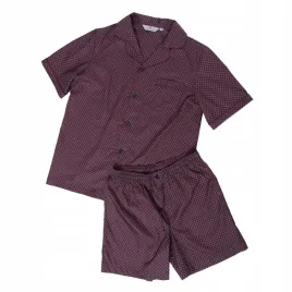 klasyczna-krotka-pizama-meska-re-950-c7-bordowo-czarna-100percent-bawelna-4xl