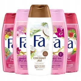 fa-zel-pod-prysznic-zestaw-kwiatowy-5x400ml