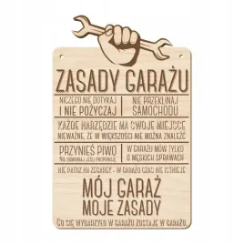 drewniana-tabliczka-zasady-garazu-prezent-urodziny