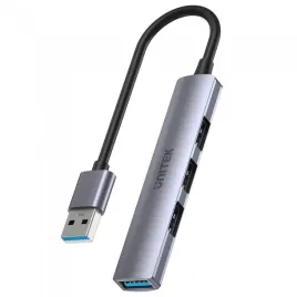 unitek-hub-usb-a-1xusb-a-5-gbps-3xusb-a-2-0-alu