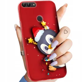 etui-do-huawei-p-smart-wzory-swieta-christmas-mikolaj-pingwin-obudowa-case