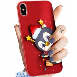 etui-do-iphone-xs-max-wzory-swieta-christmas-mikolaj-pingwin-obudowa-case