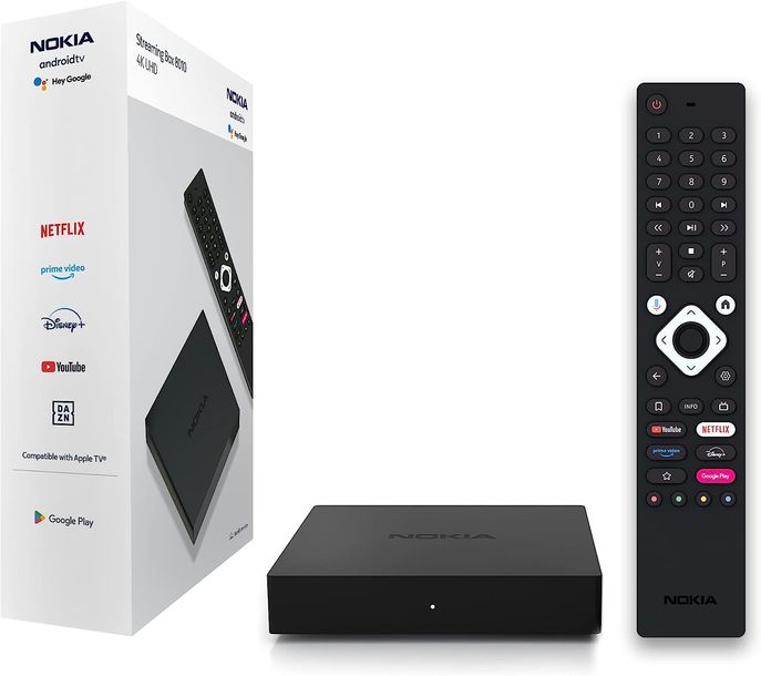 Odtwarzacz Multimedialny Nokia streaming box 8010 4K Android TV Chromecast