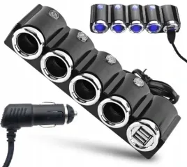 rozgaleziacz-gniazda-zapalniczki-samochodowy-rozdzielacz-4x-120w-12-24v-usb