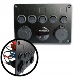panel-ladowarka-usb-zapalniczki-przelaczniki