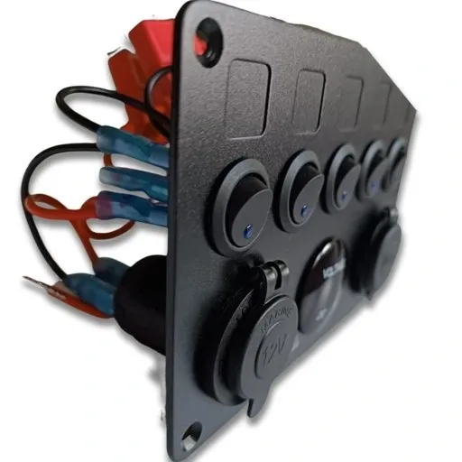 panel-ladowarka-usb-zapalniczki-przelaczniki