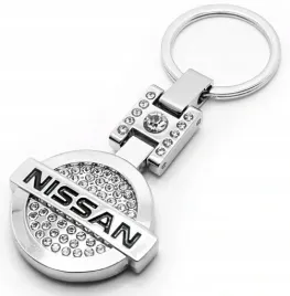 brelok-do-kluczy-nissan-cyrkonie-chromowany
