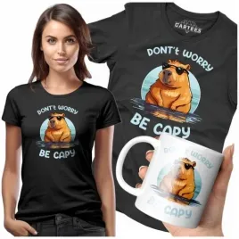 koszulka-damska-don-t-worry-be-capy-capybara-kapibara-kapi-bara-zestaw