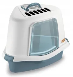 szaroniebieska-kuweta-narozna-dla-kota-z-filtrem-i-lopatka-stefanplast-56cm